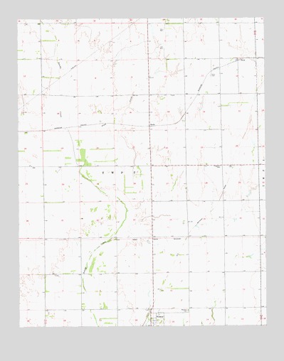 Waldron, KS USGS Topographic Map