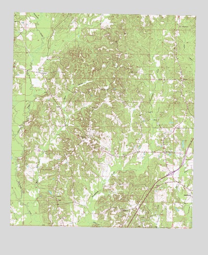 Waldrup, MS USGS Topographic Map