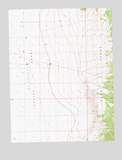 Waldy Pond, NV USGS Topographic Map