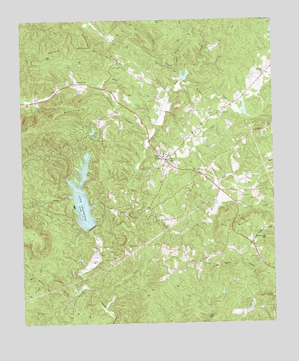 Waleska, GA USGS Topographic Map
