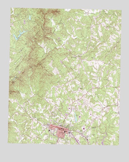 Walhalla, SC USGS Topographic Map