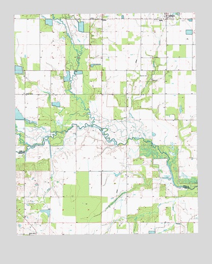 Walker, AR USGS Topographic Map