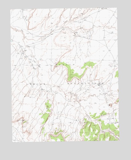 Walker Butte, AZ USGS Topographic Map