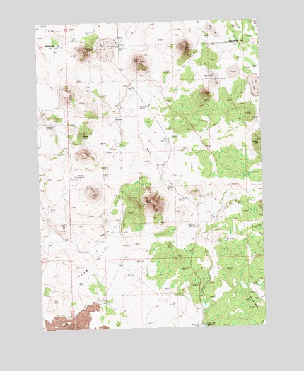 Walker Butte, OR USGS Topographic Map