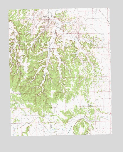 Walker Canyon, CO USGS Topographic Map