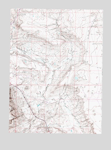 Walker Draw NW, WY USGS Topographic Map