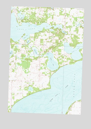 Walker Lake, MN USGS Topographic Map