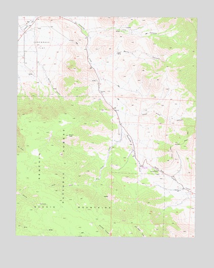 Walker Pass, CA USGS Topographic Map