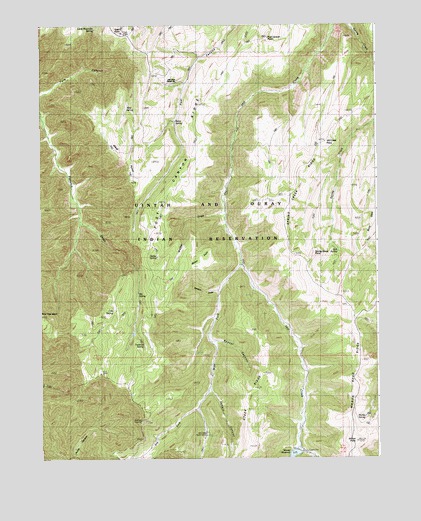 Walker Point, UT USGS Topographic Map