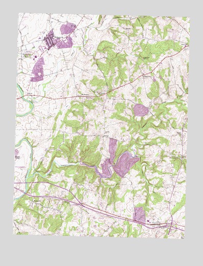 Walkersville, MD USGS Topographic Map