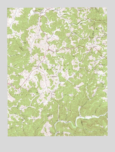 Walkersville, WV USGS Topographic Map