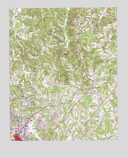 Walkertown, NC USGS Topographic Map
