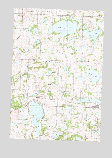 Wall Lake, MN USGS Topographic Map