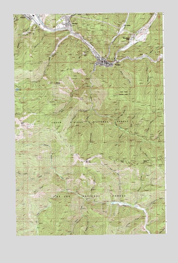 Wallace, ID USGS Topographic Map