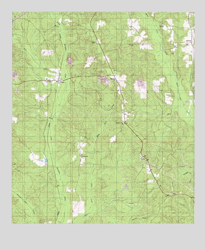 Wallace, AL USGS Topographic Map