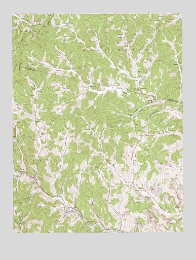 Wallace, WV USGS Topographic Map