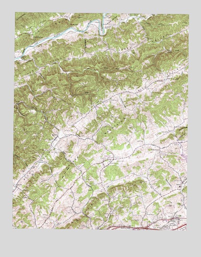 Wallace, VA USGS Topographic Map