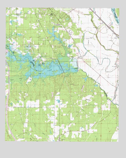 Wallace Lake, LA USGS Topographic Map