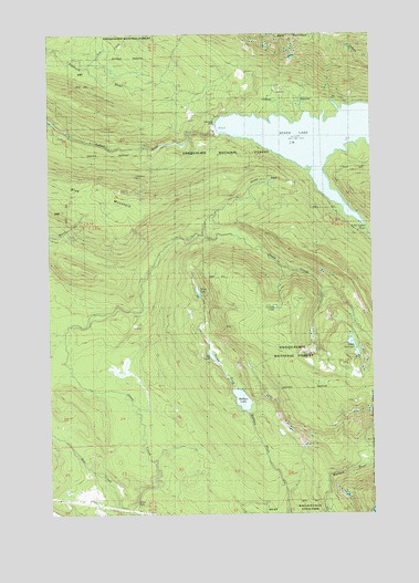 Wallace Lake, WA USGS Topographic Map