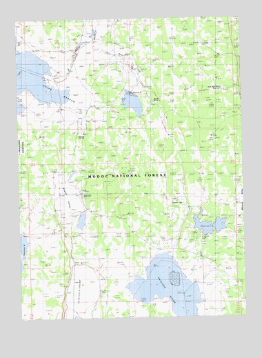 Boles Meadow East, CA USGS Topographic Map