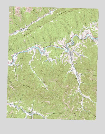Wallins Creek, KY USGS Topographic Map