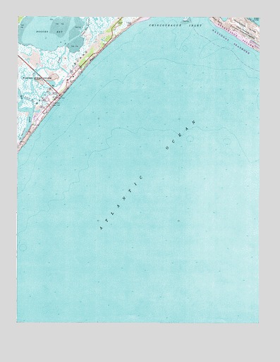 Wallops Island, VA USGS Topographic Map