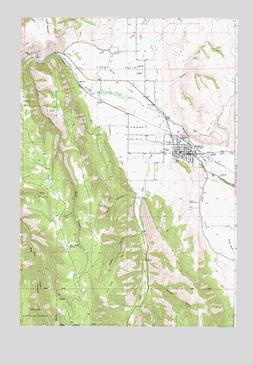 Wallowa, OR USGS Topographic Map