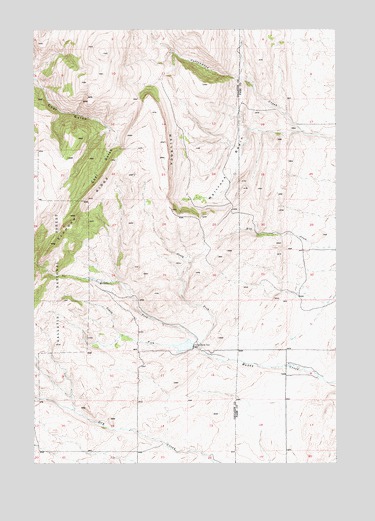 Wallrock, MT USGS Topographic Map