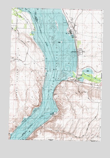 Wallula, WA USGS Topographic Map