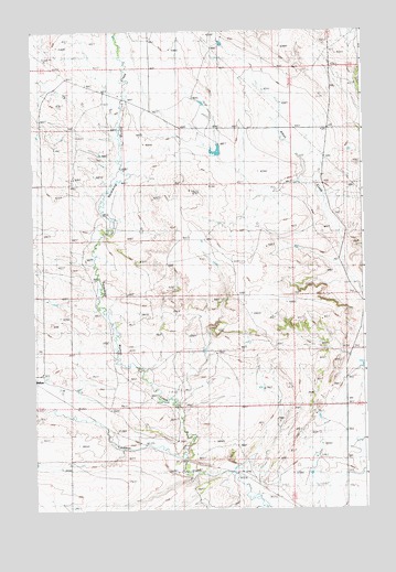 Wallum, MT USGS Topographic Map