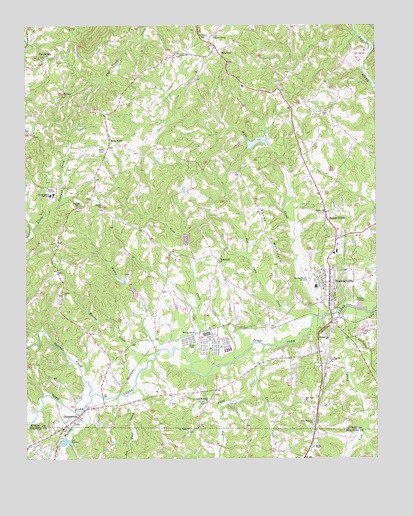 Walnut Cove, NC USGS Topographic Map