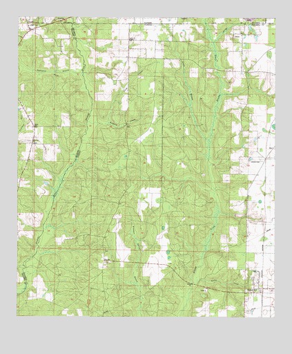 Walnut Hill, FL USGS Topographic Map