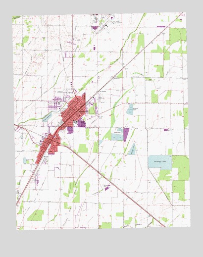 Walnut Ridge, AR USGS Topographic Map