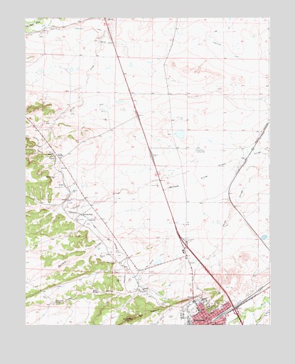 Walsenburg North, CO USGS Topographic Map