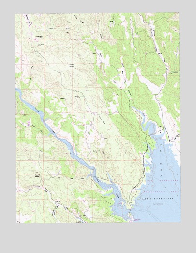 Walter Springs, CA USGS Topographic Map