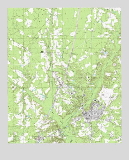 Walterboro, SC USGS Topographic Map
