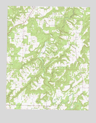 Waltersburg, IL USGS Topographic Map
