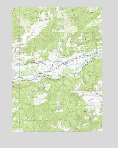 Walterville, OR USGS Topographic Map
