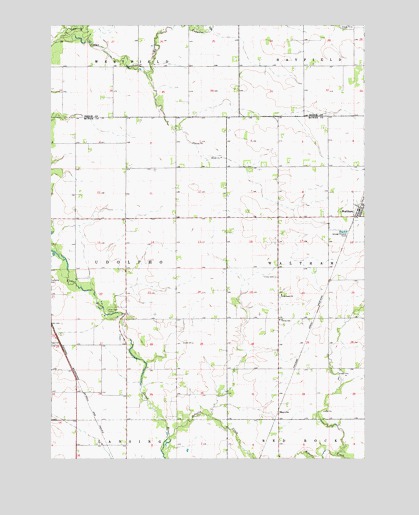 Waltham, MN USGS Topographic Map