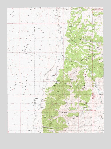 Walti Hot Springs, NV USGS Topographic Map