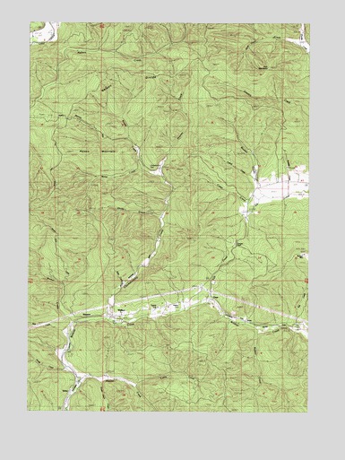 Walton, OR USGS Topographic Map
