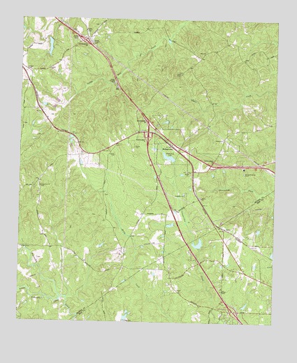 Bolingbroke, GA USGS Topographic Map