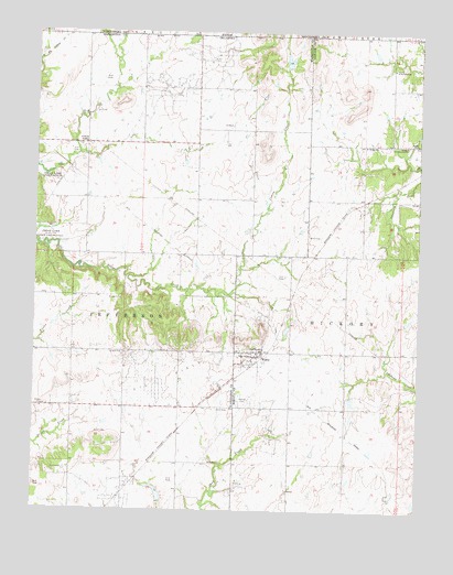 Wann, OK USGS Topographic Map
