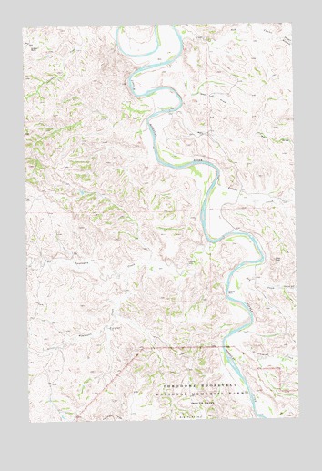 Wannagan Creek East, ND USGS Topographic Map