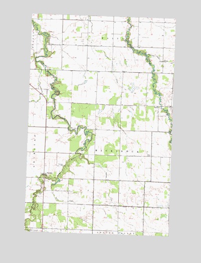 Wannaska, MN USGS Topographic Map