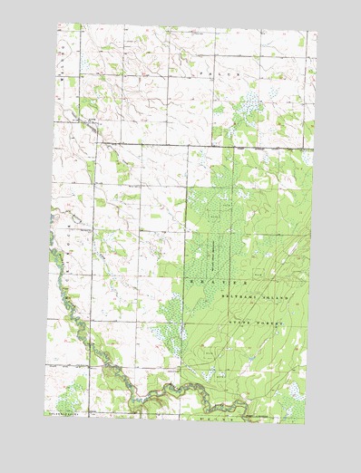 Wannaska NE, MN USGS Topographic Map