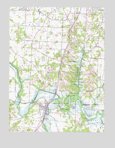 Bolivar, OH USGS Topographic Map