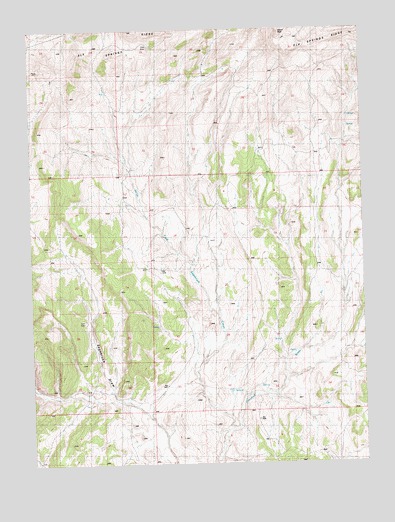 Wapiti Peak, CO USGS Topographic Map