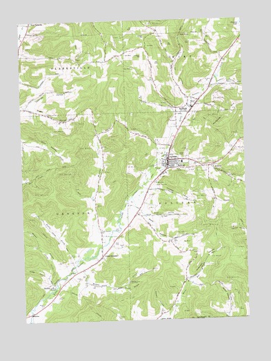 Bolivar, NY USGS Topographic Map