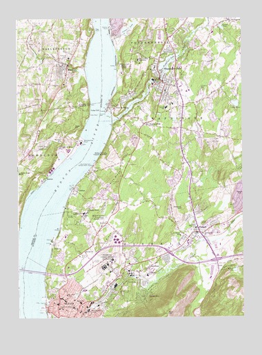 Wappingers Falls, NY USGS Topographic Map